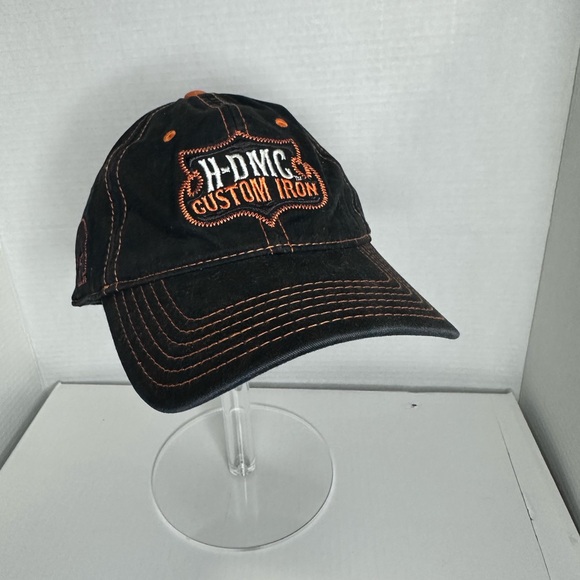 H-DMC Custom Iron Harley-Davidson Motorcycles Fitted Baseball Hat - Picture 2 of 7
